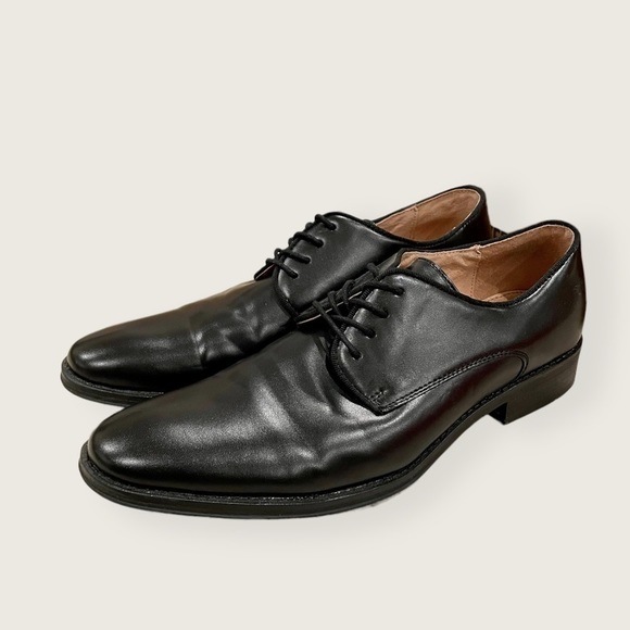 Other - Oxford Plain Toe Lace Up Classic Black Leather Formal/Business Casual Dress Shoe